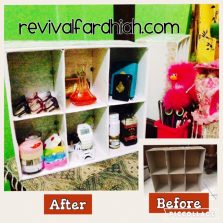 DIY project: rak shabby ku